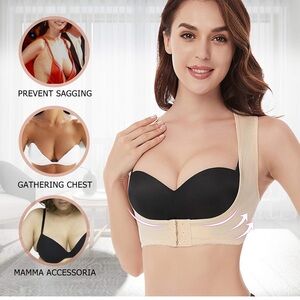 Werena Women Posture Corrector Back Brace Support Bra Shaper Vest Sleeveless Sha